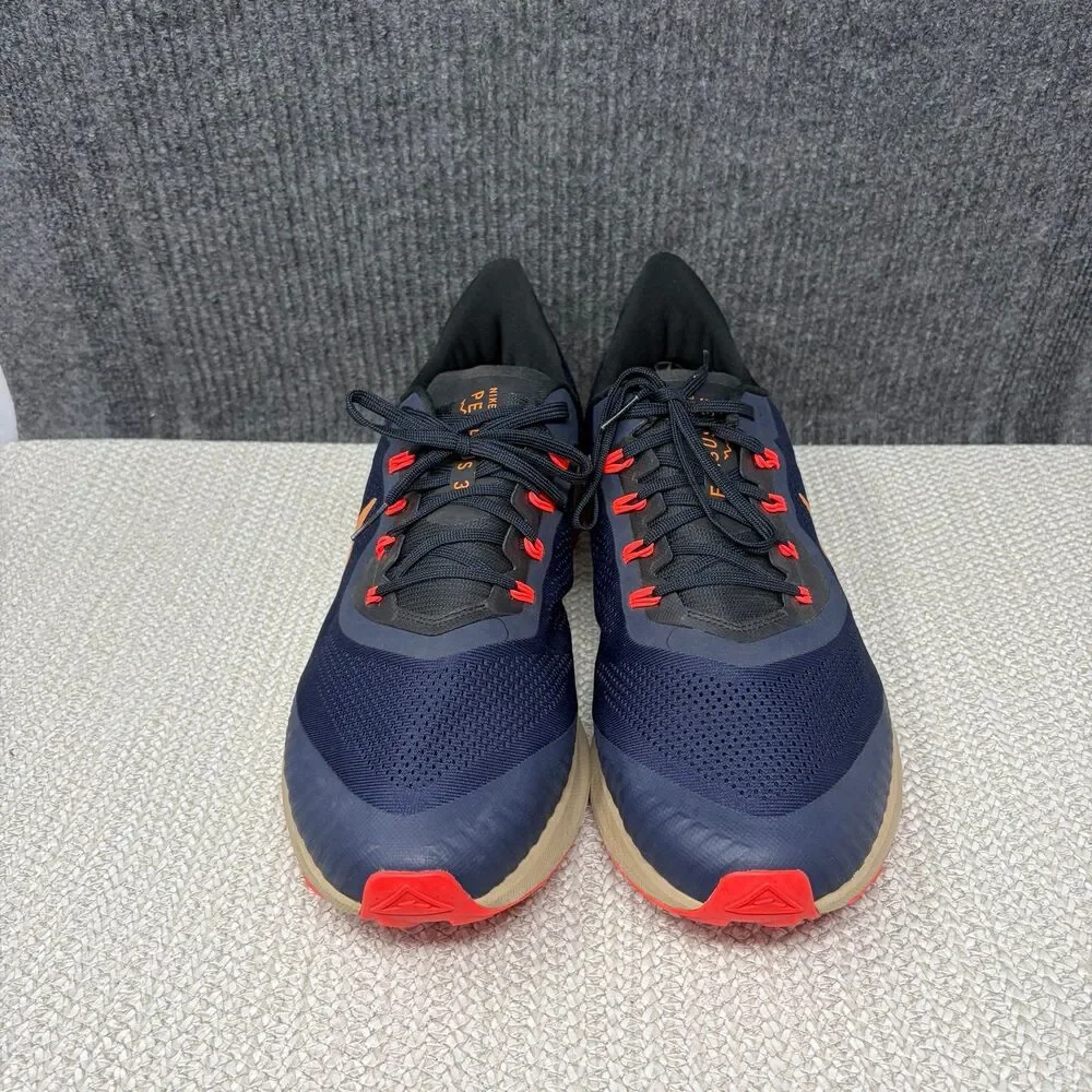 Nike Air Zoom Pegasus 36 Trail Obsidian Crimson Blue Running Shoes 15 AR5677-403